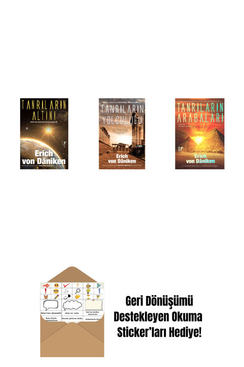 Artemis Yayınları Erich Von Daniken 3 Kitap Set + Okuma Sticker'Ları