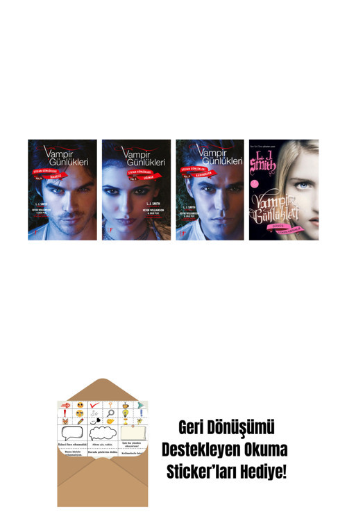 Artemis Yayınları L. J. Smith 4 Kitap Set + Okuma Sticker'Ları