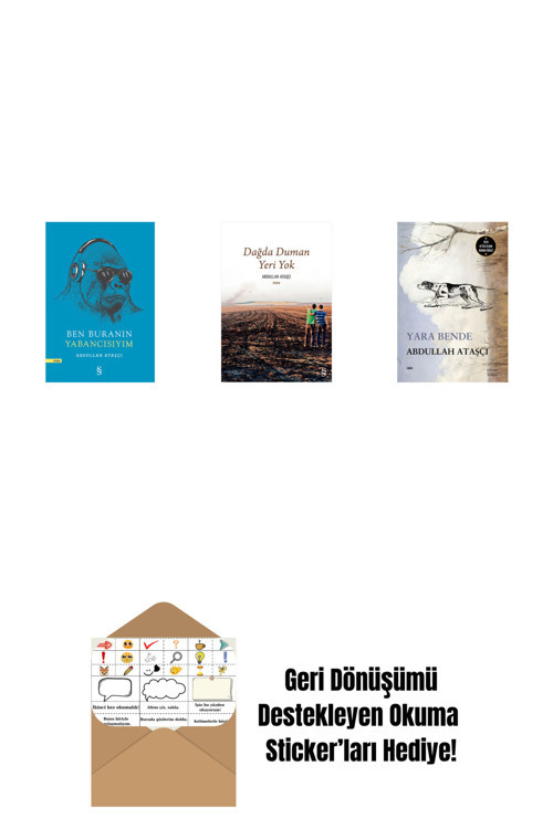 Everest Yayınları Ben Buranın Yabancısıyım + Dağda Duman Yeri Yok + Yara Bende + Okuma Sticker'Ları