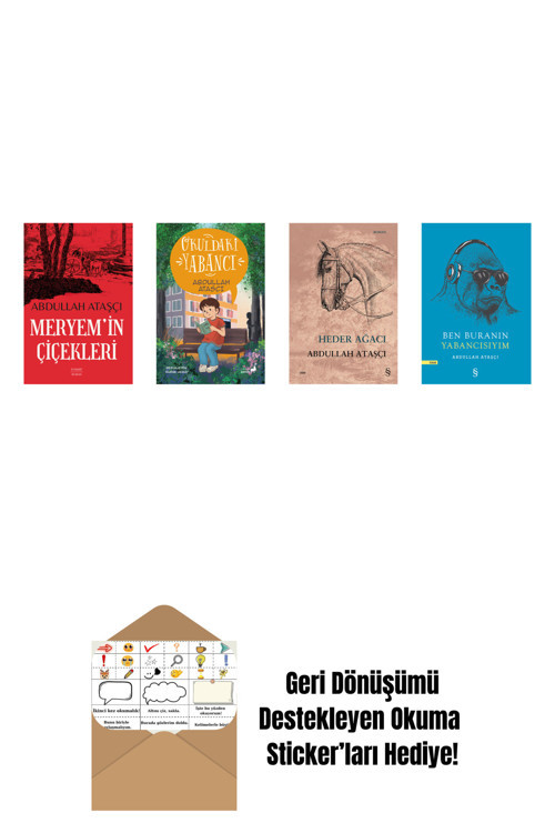 Everest Yayınları Abdullah Ataşçı 4 Kitap Set + Okuma Sticker'Ları