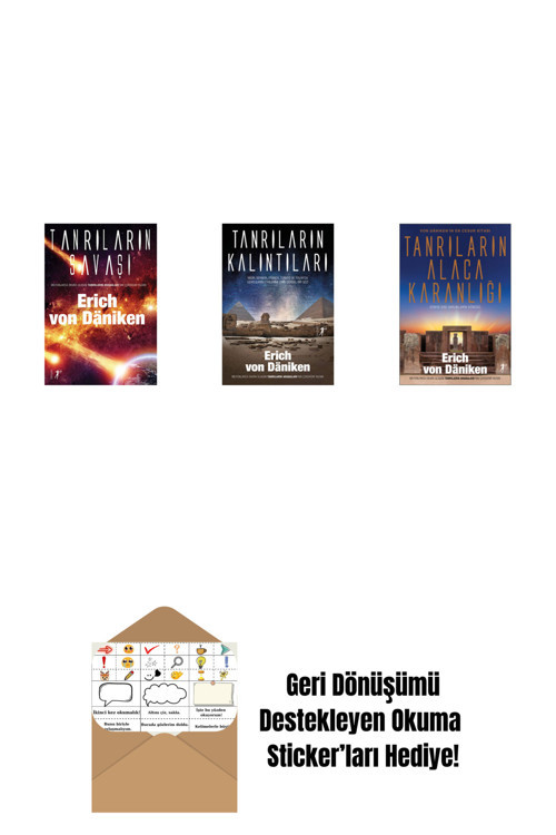 Artemis Yayınları Erich Von Daniken 3 Kitap Set + Okuma Sticker'Ları