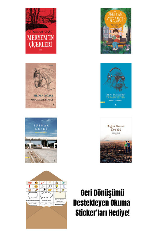 Everest Yayınları Abdullah Ataşçı 6 Kitap Set + Okuma Sticker'Ları
