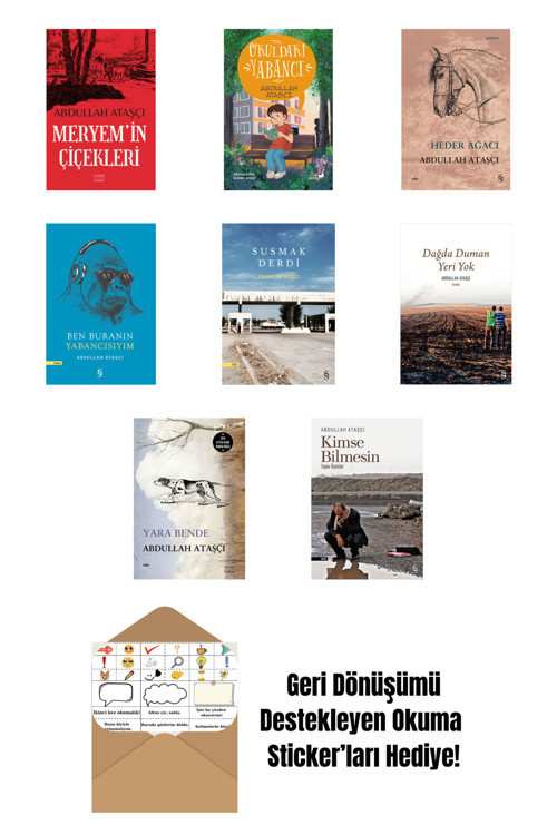 Everest Yayınları Abdullah Ataşçı 8 Kitap Set + Okuma Sticker'Ları