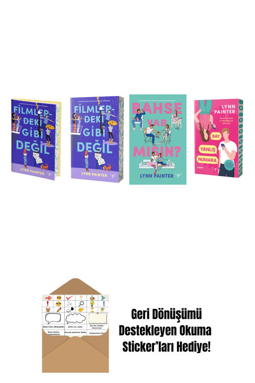 Artemis Yayınları Lynn Painter 4 Kitap Set + Okuma Sticker'Ları