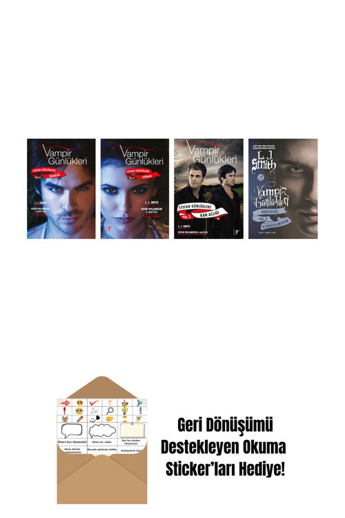 Artemis Yayınları L. J. Smith 4 Kitap Set + Okuma Sticker'Ları