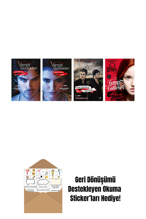 Artemis Yayınları L. J. Smith 4 Kitap Set + Okuma Sticker'Ları