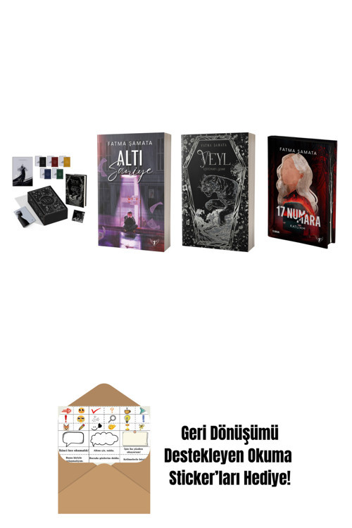 Artemis Yayınları Fatma Şamata 4 Kitap Set + Okuma Sticker'Ları