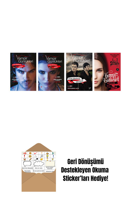 Artemis Yayınları L. J. Smith 4 Kitap Set + Okuma Sticker'Ları