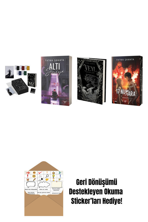 Artemis Yayınları Fatma Şamata 4 Kitap Set + Okuma Sticker'Ları