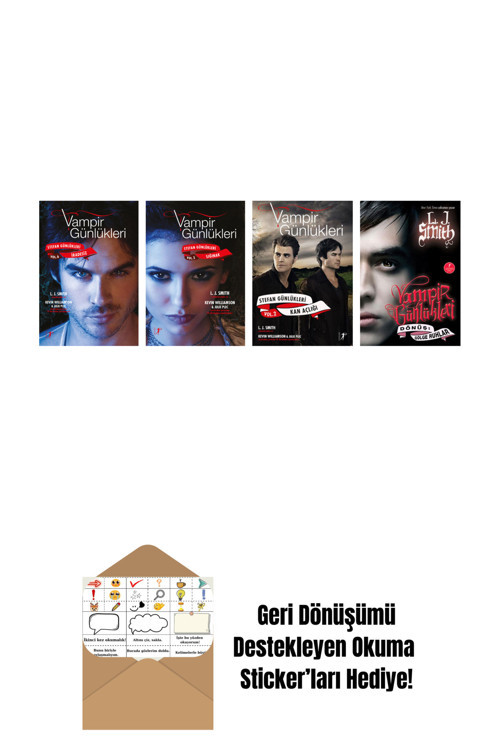 Artemis Yayınları L. J. Smith 4 Kitap Set + Okuma Sticker'Ları