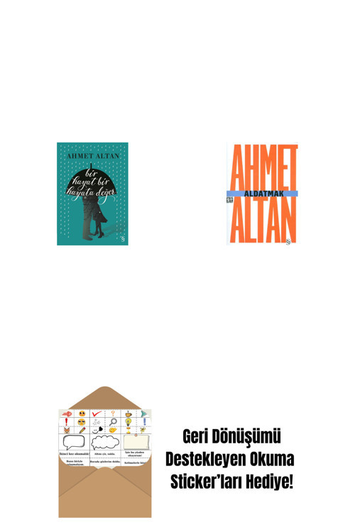 Everest Yayınları Bir Hayat Bir Hayata Değer + Aldatmak - Yalnızlığın Özel Tarihi (Cep Boy) + Okuma Sticker'Ları