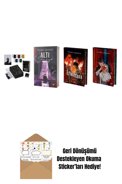 Artemis Yayınları Fatma Şamata 4 Kitap Set + Okuma Sticker'Ları