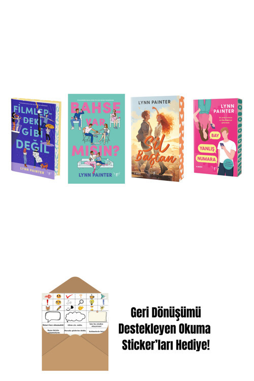 Artemis Yayınları Lynn Painter 4 Kitap Set + Okuma Sticker'Ları