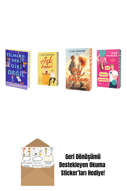 Artemis Yayınları Lynn Painter 4 Kitap Set + Okuma Sticker'Ları