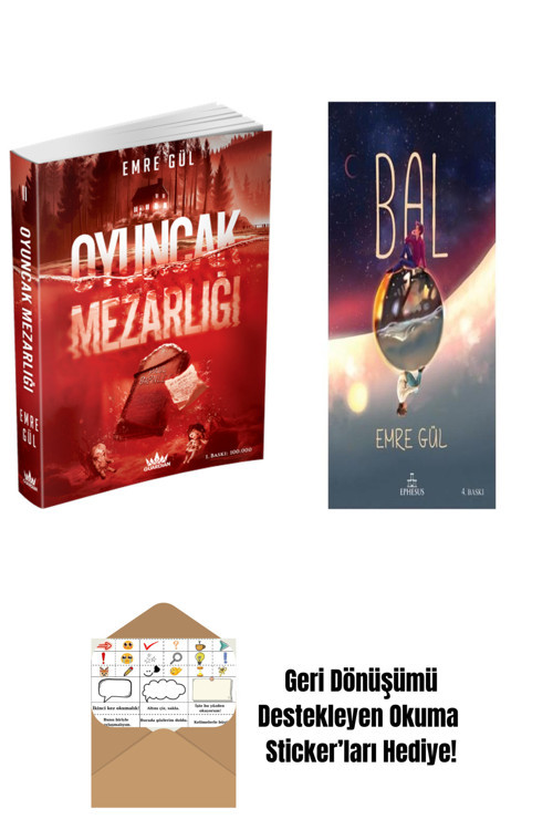 Ephesus Yayınları Emre Gül 2 Kitap Seti + Okuma Sticker'Ları