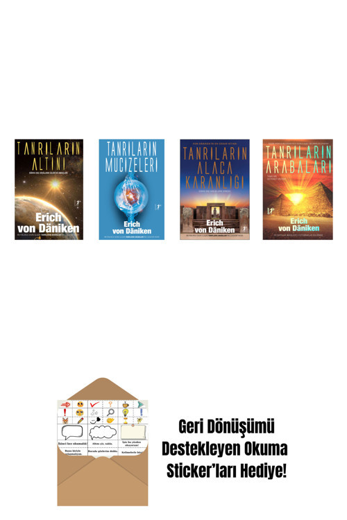 Artemis Yayınları Erich Von Daniken 4 Kitap Set + Okuma Sticker'Ları