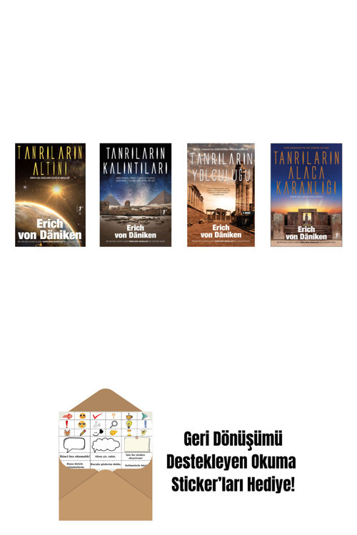 Artemis Yayınları Erich Von Daniken 4 Kitap Set + Okuma Sticker'Ları