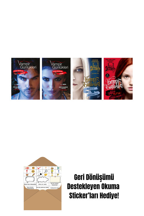 Artemis Yayınları L. J. Smith 4 Kitap Set + Okuma Sticker'Ları