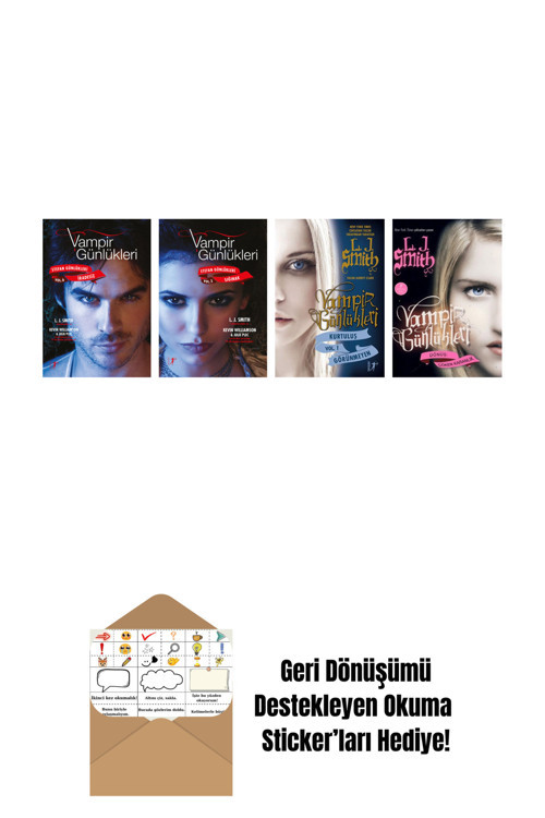 Artemis Yayınları L. J. Smith 4 Kitap Set + Okuma Sticker'Ları
