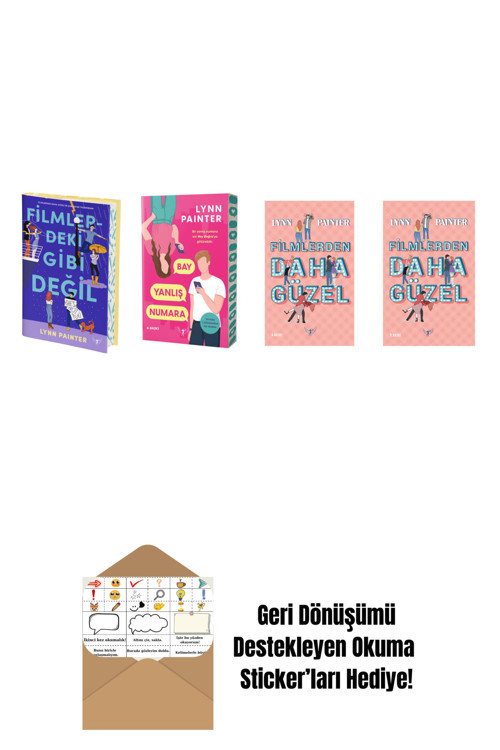 Artemis Yayınları Lynn Painter 4 Kitap Set + Okuma Sticker'Ları