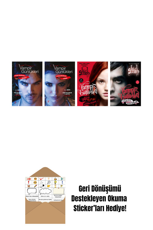 Artemis Yayınları L. J. Smith 4 Kitap Set + Okuma Sticker'Ları