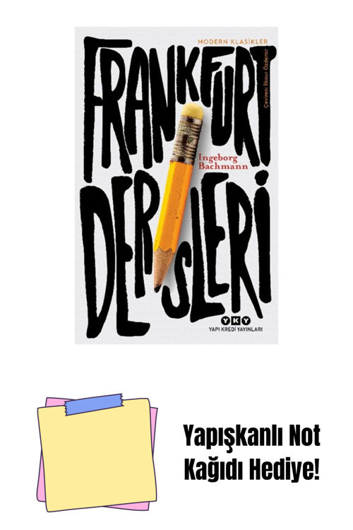 Yapı Kredi Yayınları Frankfurt Dersleri + Yapışkanlı Not Kağıdı