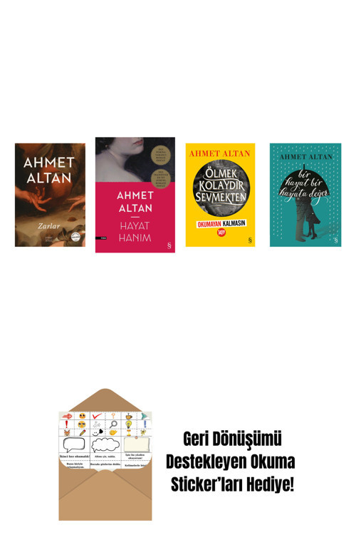 Everest Yayınları Ahmet Altan 4 Kitap Set + Okuma Sticker'Ları