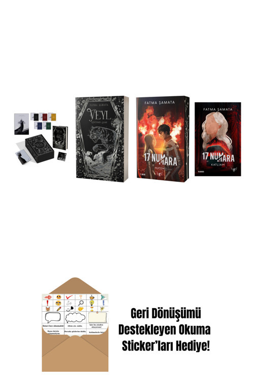 Artemis Yayınları Fatma Şamata 4 Kitap Set + Okuma Sticker'Ları