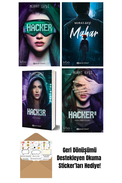Epsilon Yayınevi Murat Ekşi 4 Kitap Seti + Okuma Sticker'Ları