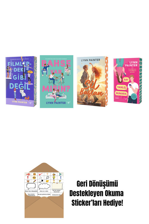 Artemis Yayınları Lynn Painter 4 Kitap Set + Okuma Sticker'Ları