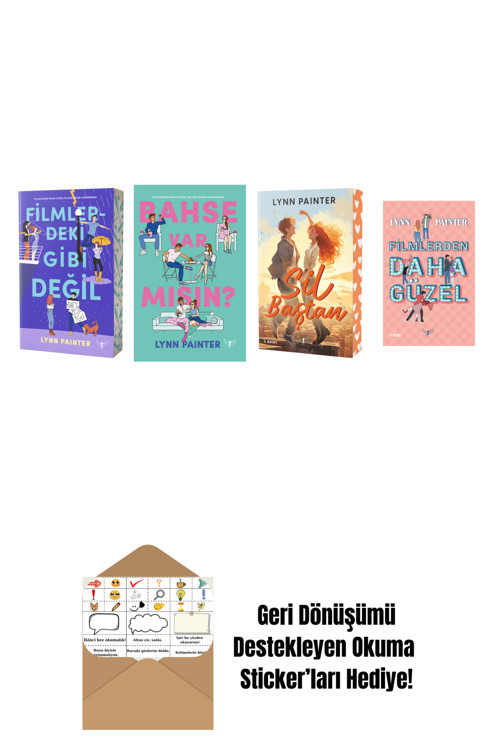 Artemis Yayınları Lynn Painter 4 Kitap Set + Okuma Sticker'Ları