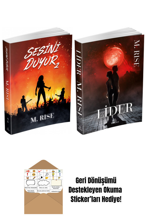 Ephesus Yayınları M. Rise 2 Kitap Seti + Okuma Sticker'Ları