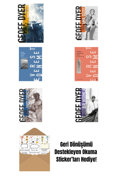 Everest Yayınları Geoff Dyer 6 Kitap Set + Okuma Sticker'Ları
