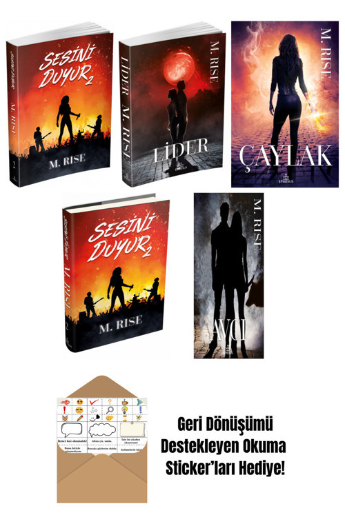 Ephesus Yayınları M. Rise 5 Kitap Seti + Okuma Sticker'Ları