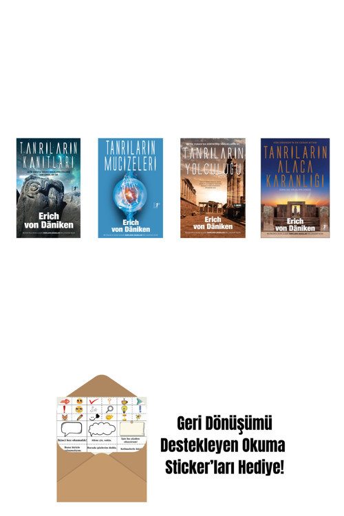 Artemis Yayınları Erich Von Daniken 4 Kitap Set + Okuma Sticker'Ları