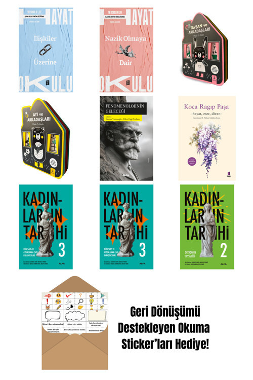 Alfa Yayıncılık Kolektif 9 Kitap Set + Okuma Sticker'Ları