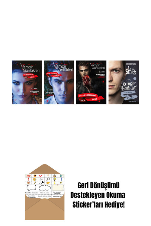 Artemis Yayınları L. J. Smith 4 Kitap Set + Okuma Sticker'Ları