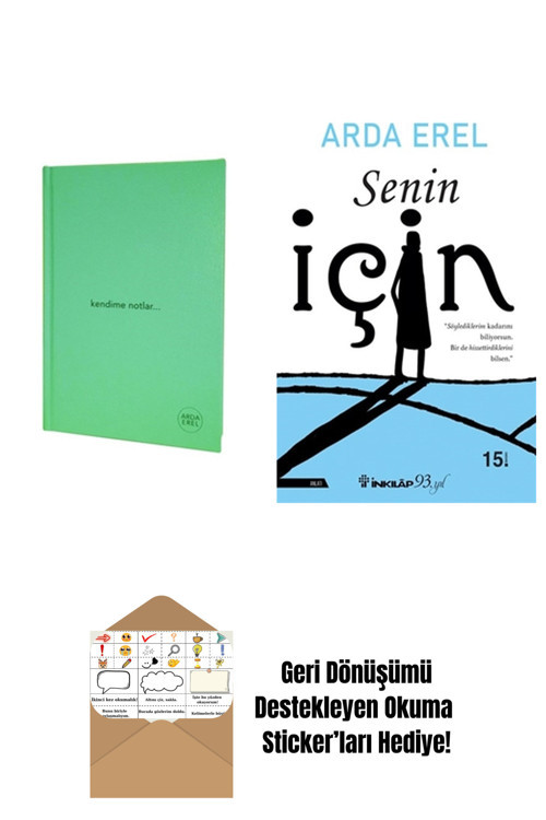 İnkılap Kitabevi Yayınevi Arda Erel 2 Kitap Seti + Okuma Sticker'Ları