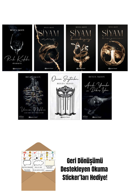Epsilon Yayınevi Beyza Aksoy 7 Kitap Seti + Okuma Sticker'Ları