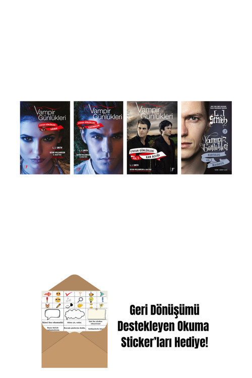 Artemis Yayınları L. J. Smith 4 Kitap Set + Okuma Sticker'Ları