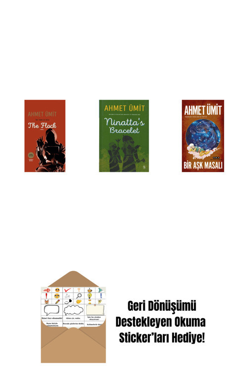 Everest Yayınları The Flock + Ninatta'S Bracelet + Bir Aşk Masalı + Okuma Sticker'Ları