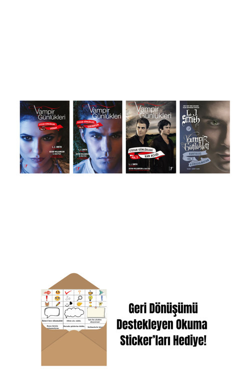 Artemis Yayınları L. J. Smith 4 Kitap Set + Okuma Sticker'Ları