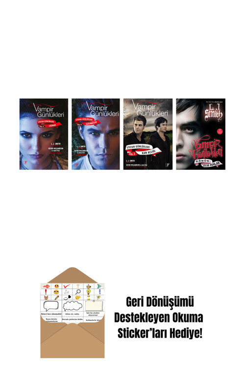Artemis Yayınları L. J. Smith 4 Kitap Set + Okuma Sticker'Ları
