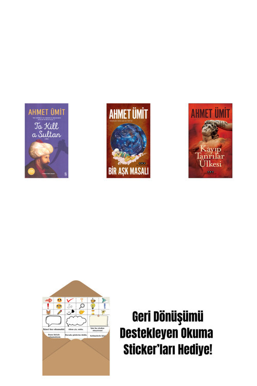 Everest Yayınları To Kill A Sultan + Bir Aşk Masalı + Kayıp Tanrılar Ülkesi + Okuma Sticker'Ları