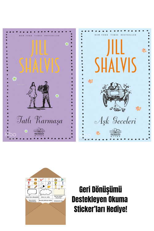Epsilon Yayınevi Jill Shalvis 2 Kitap Seti + Okuma Sticker'Ları