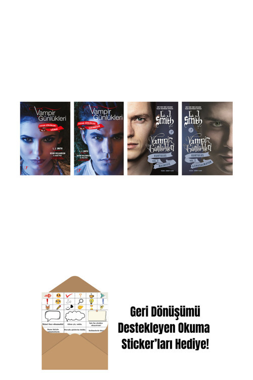 Artemis Yayınları L. J. Smith 4 Kitap Set + Okuma Sticker'Ları