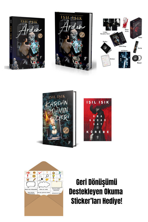 Artemis Yayınları Işıl Işık 5 Kitap Set + Okuma Sticker'Ları