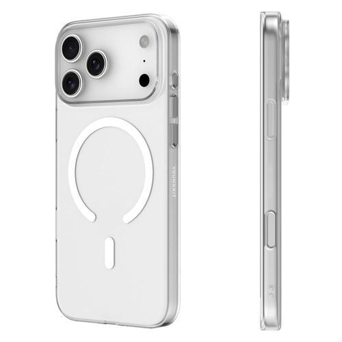 İphone 17 Pro Max Uyumlu Kılıf M-Safe Şarj Özellikli Youngkit High Definition Serisi Kapak Şeffaf