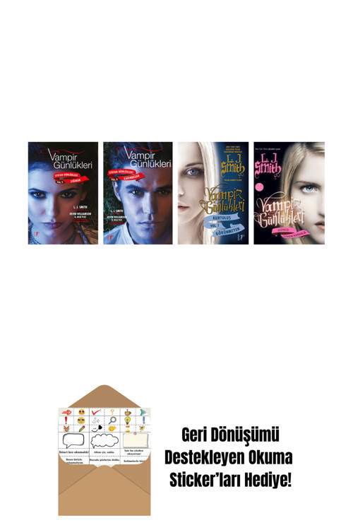 Artemis Yayınları L. J. Smith 4 Kitap Set + Okuma Sticker'Ları