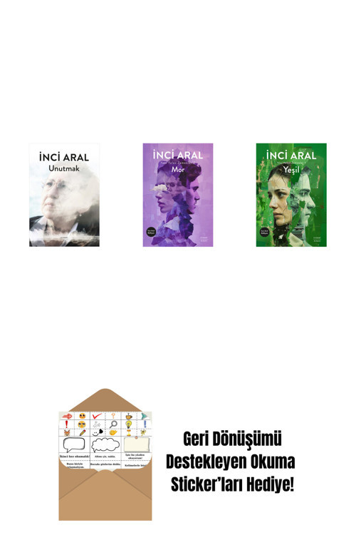 Everest Yayınları Unutmak + Mor + Yeşil + Okuma Sticker'Ları